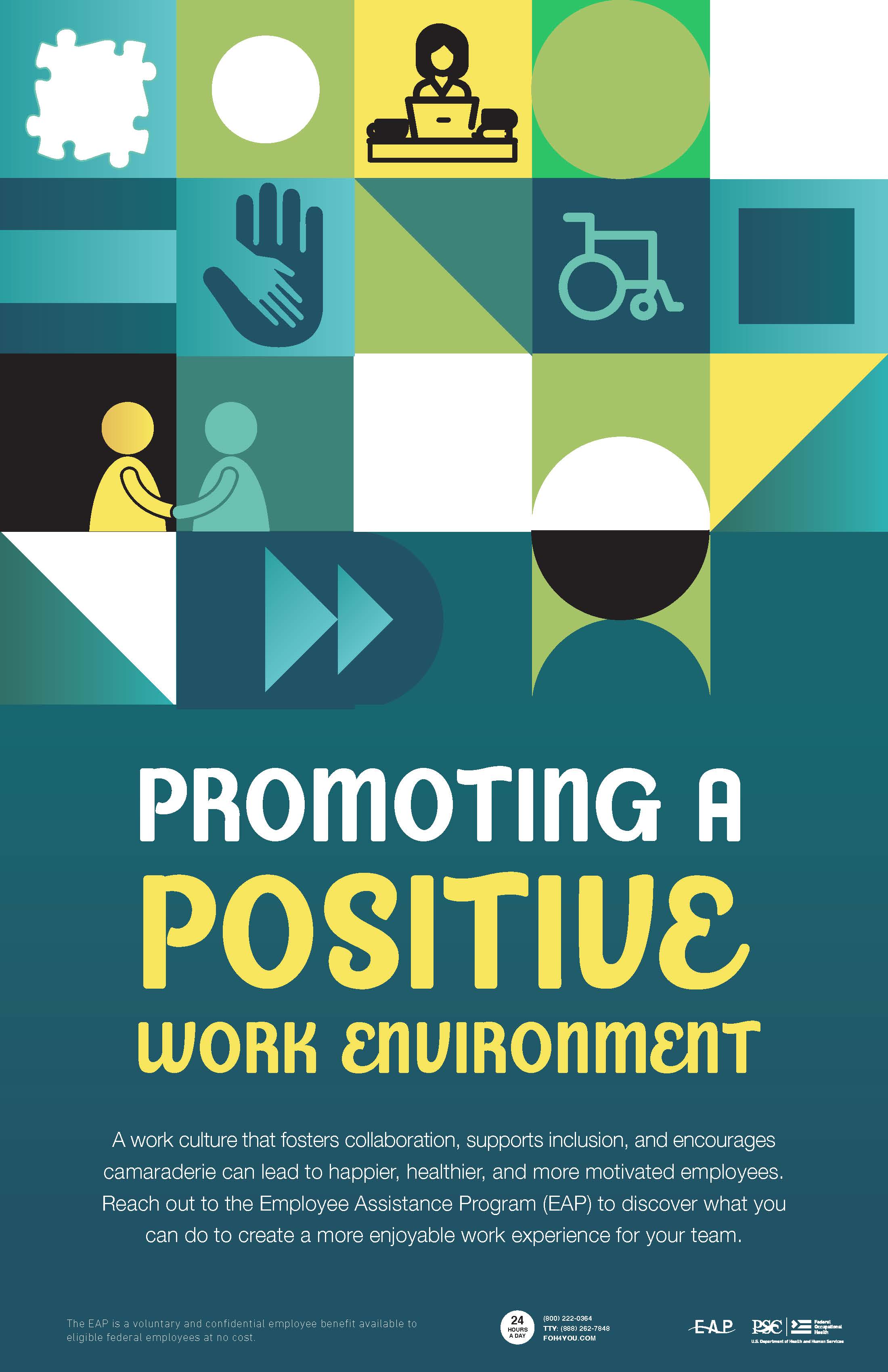 Promoting a Positive Work Environment - September 2022 Poster