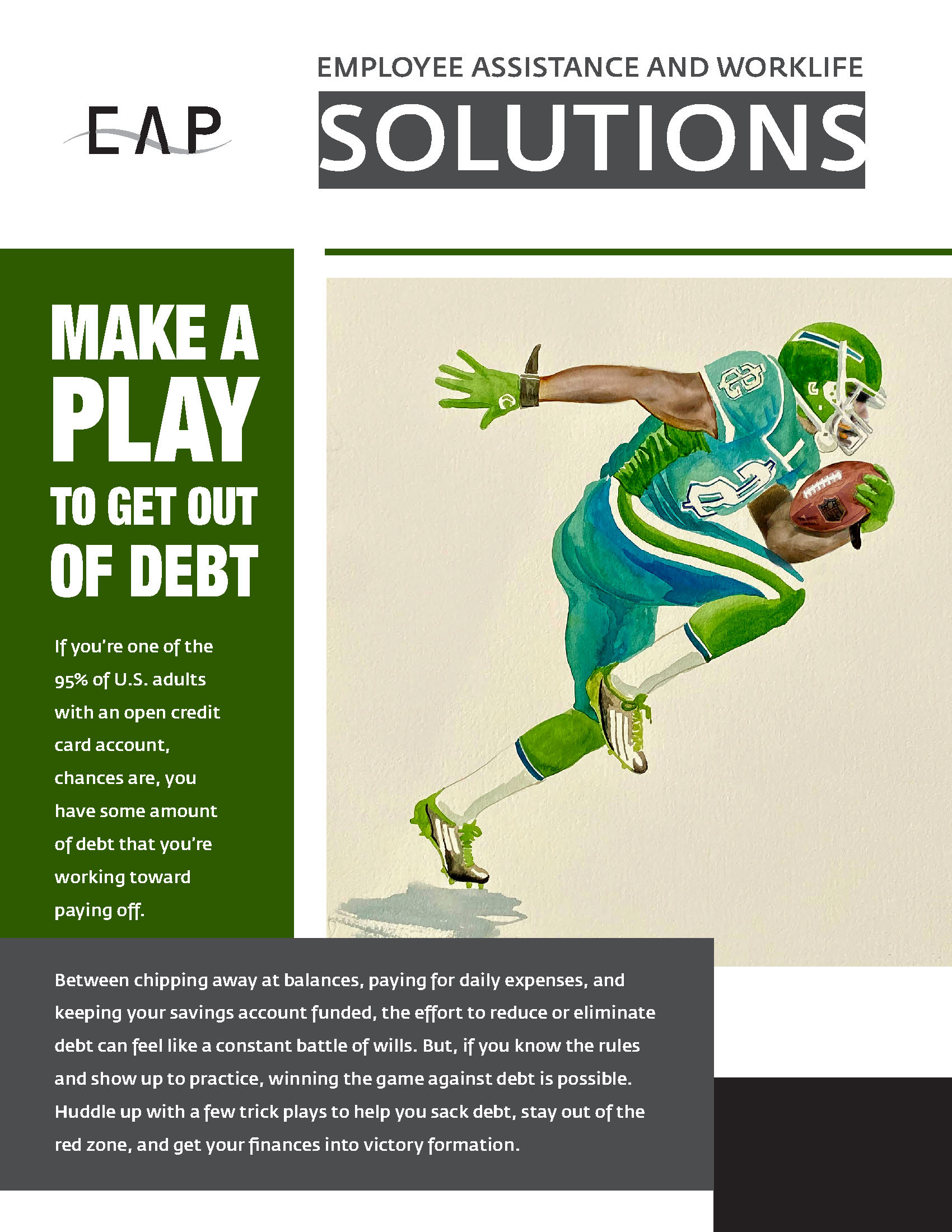 Make a Play to Get Out of Debt - Newsletter