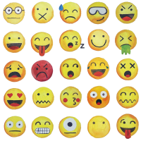 Faces with various emotions
