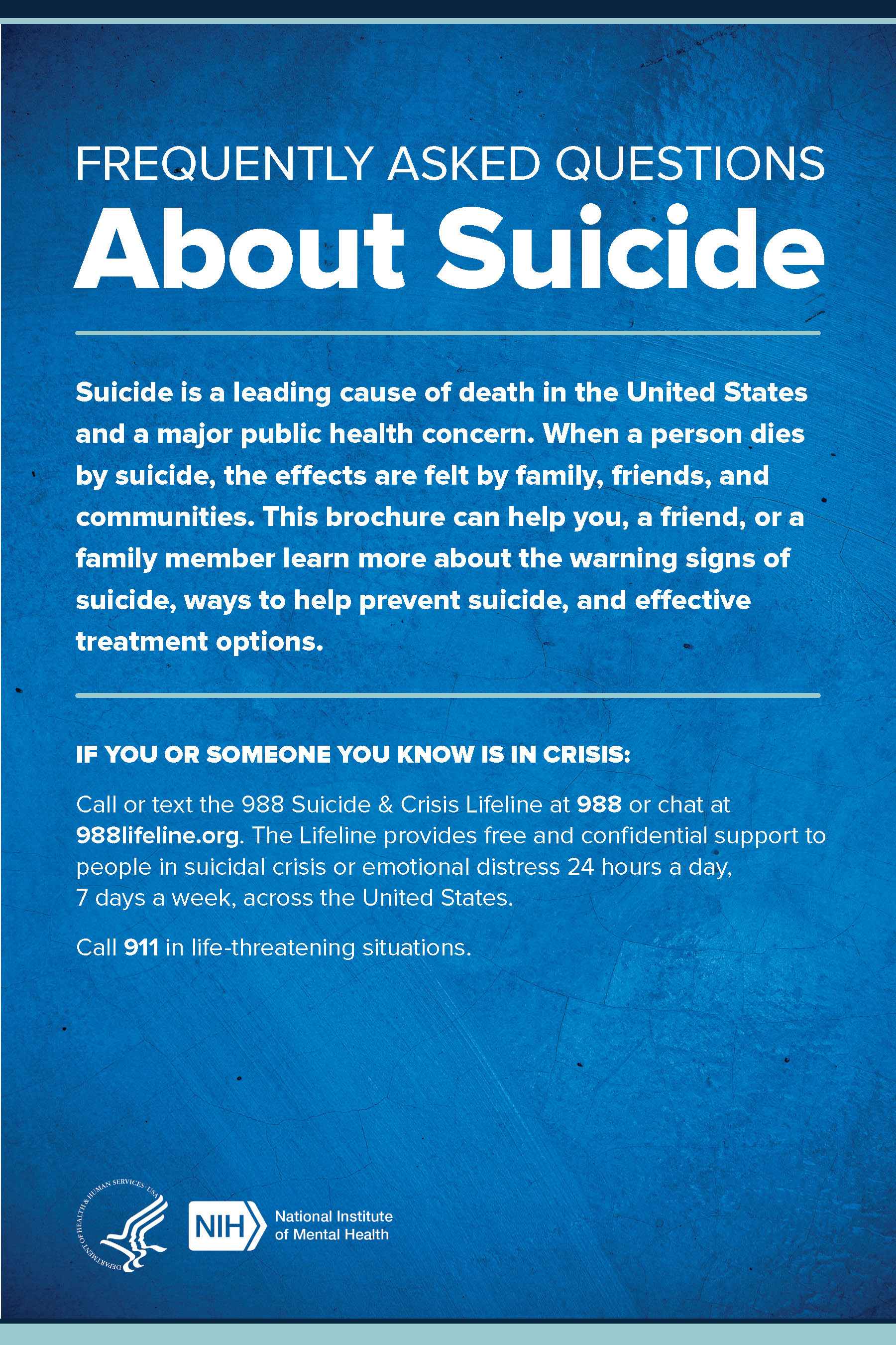NIH Suicide FAQ